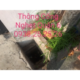 Thông Cống Nghẹt Quận 6 TpHCM