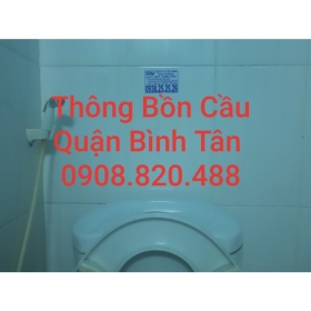 Thông Nghẹt Bồn Cầu Quận Bình Tân